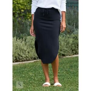 FRANK & EILEEN Donegal Black Skirt - Size Medium - New (see narrative)